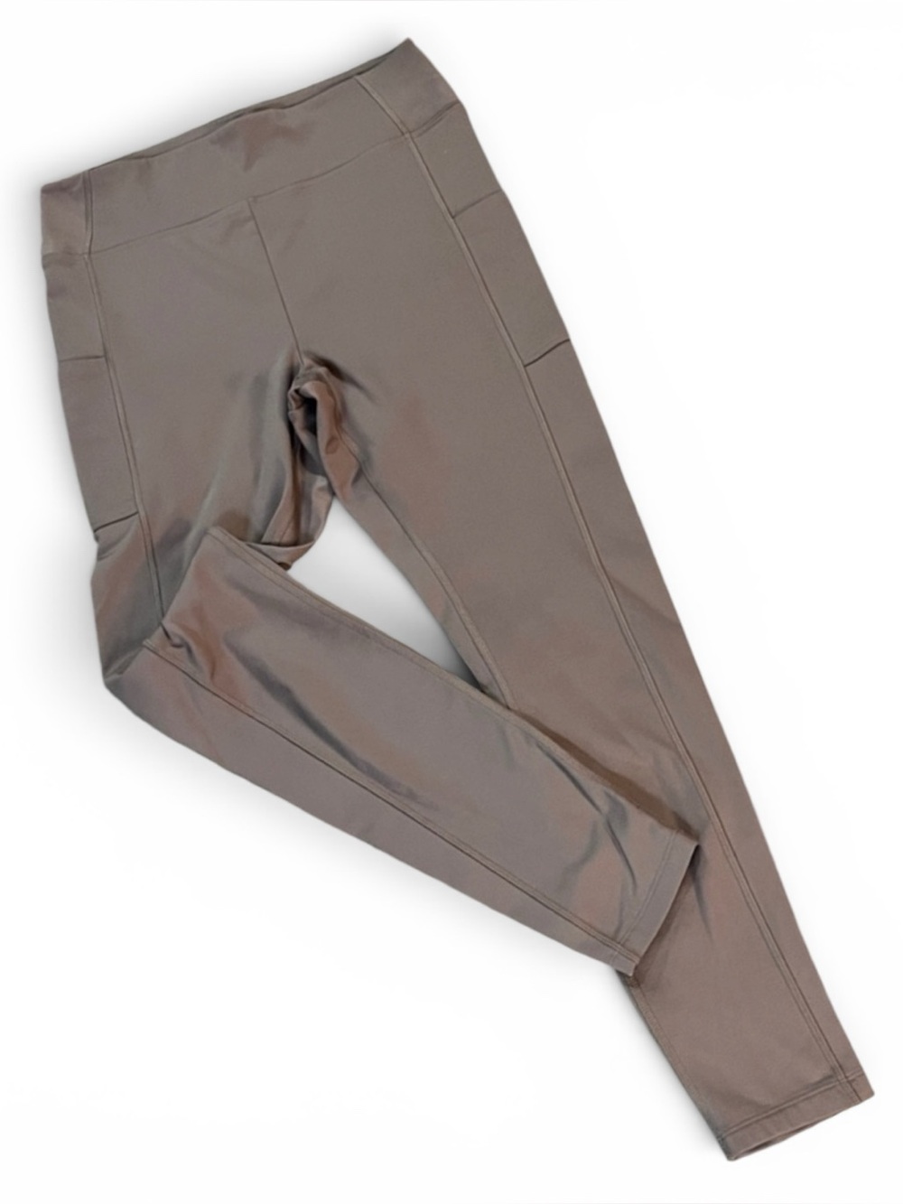 EUC Pink Active Victoria’s Secret Everyday Fleece Leggings in Mauve Taupe-L
